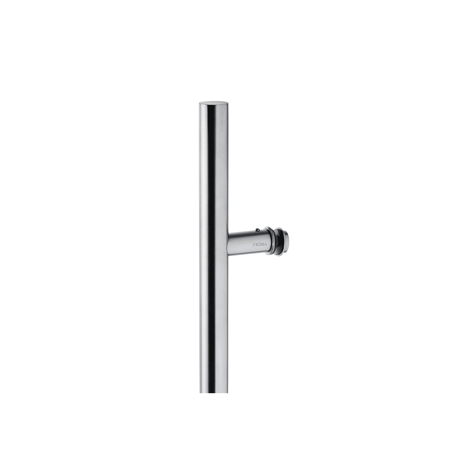 Poignée de porte d'entrée ronde simple face de 91 cm (36 po) – Acier inoxydable 304 de qualité supérieure | Finition brossée satinée