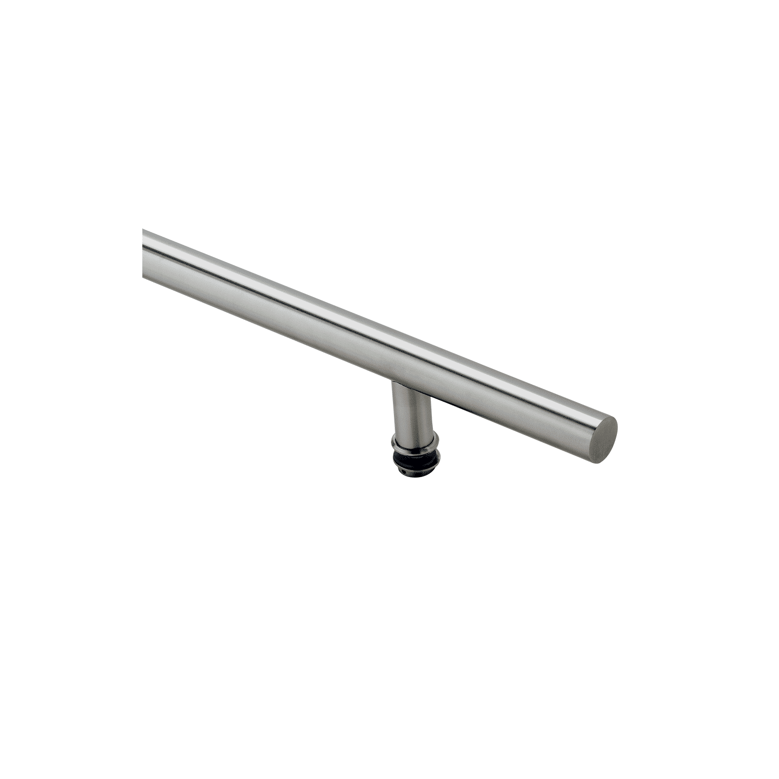 Poignée de porte d'entrée ronde simple face de 91 cm (36 po) – Acier inoxydable 304 de qualité supérieure | Finition brossée satinée