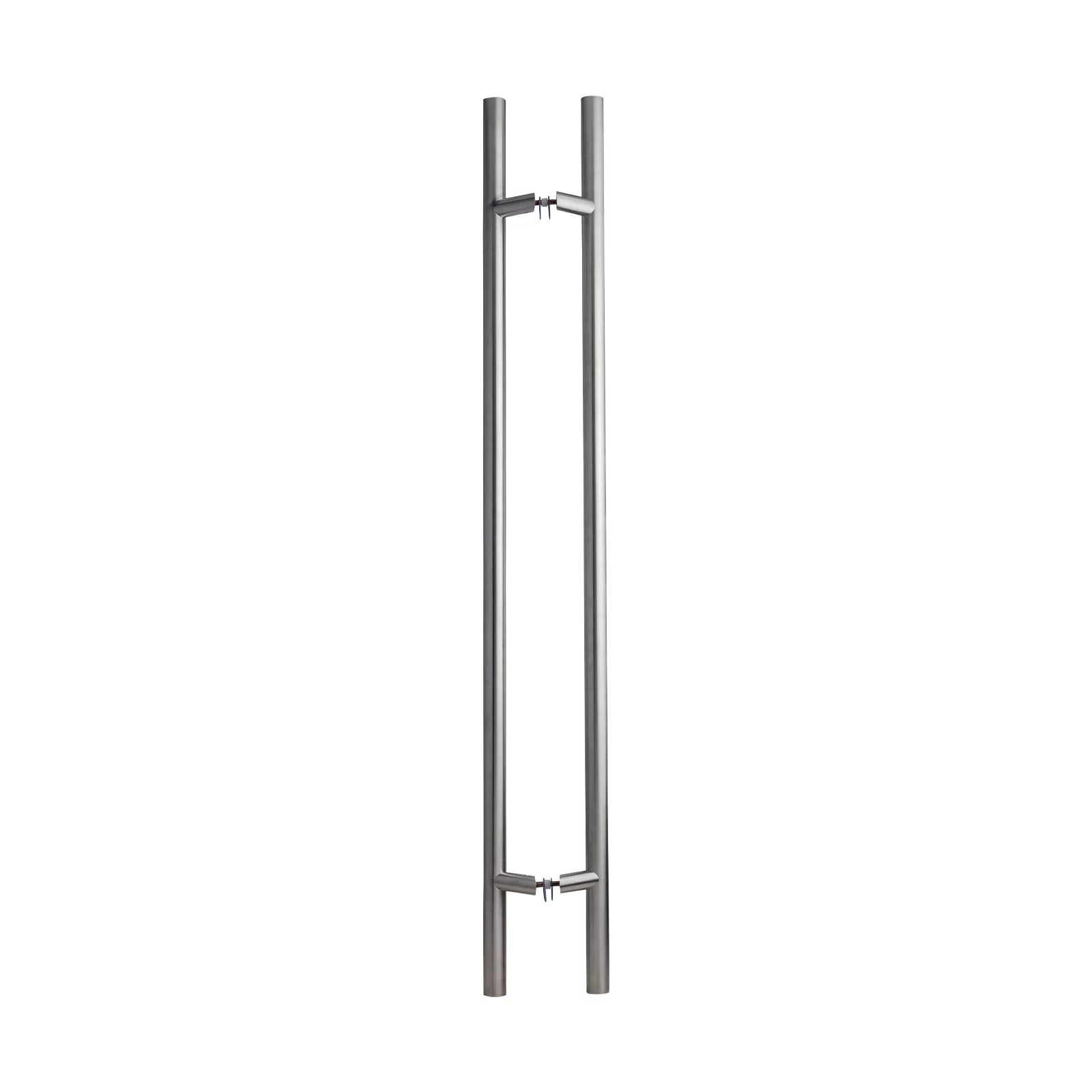 Door Pull Handle Round Offset 'H' Type - 72 Inch Satin | Prima ...