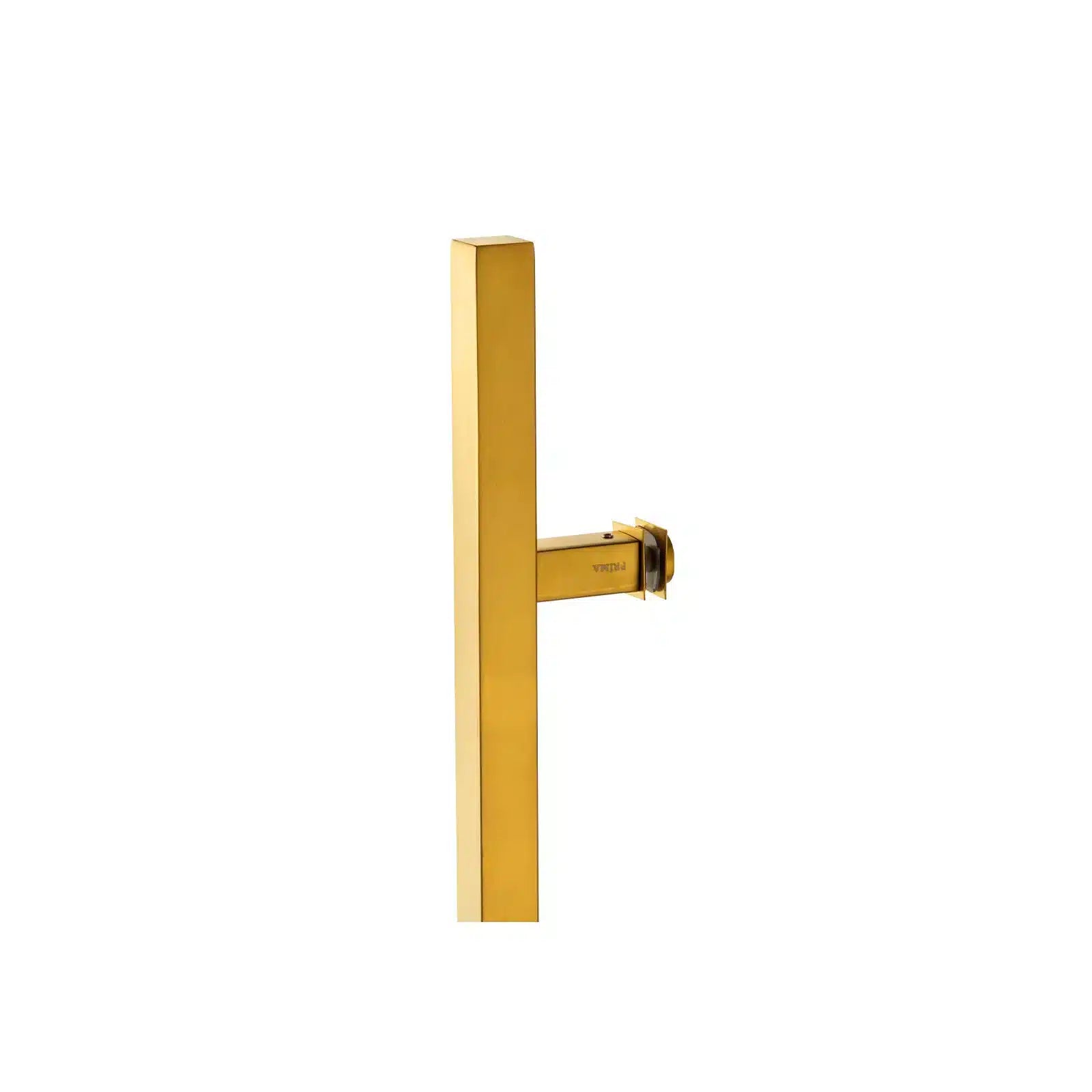 Poignée de porte d'entrée carrée simple face 18 po – Acier inoxydable 304 de qualité supérieure | Finition PVD or