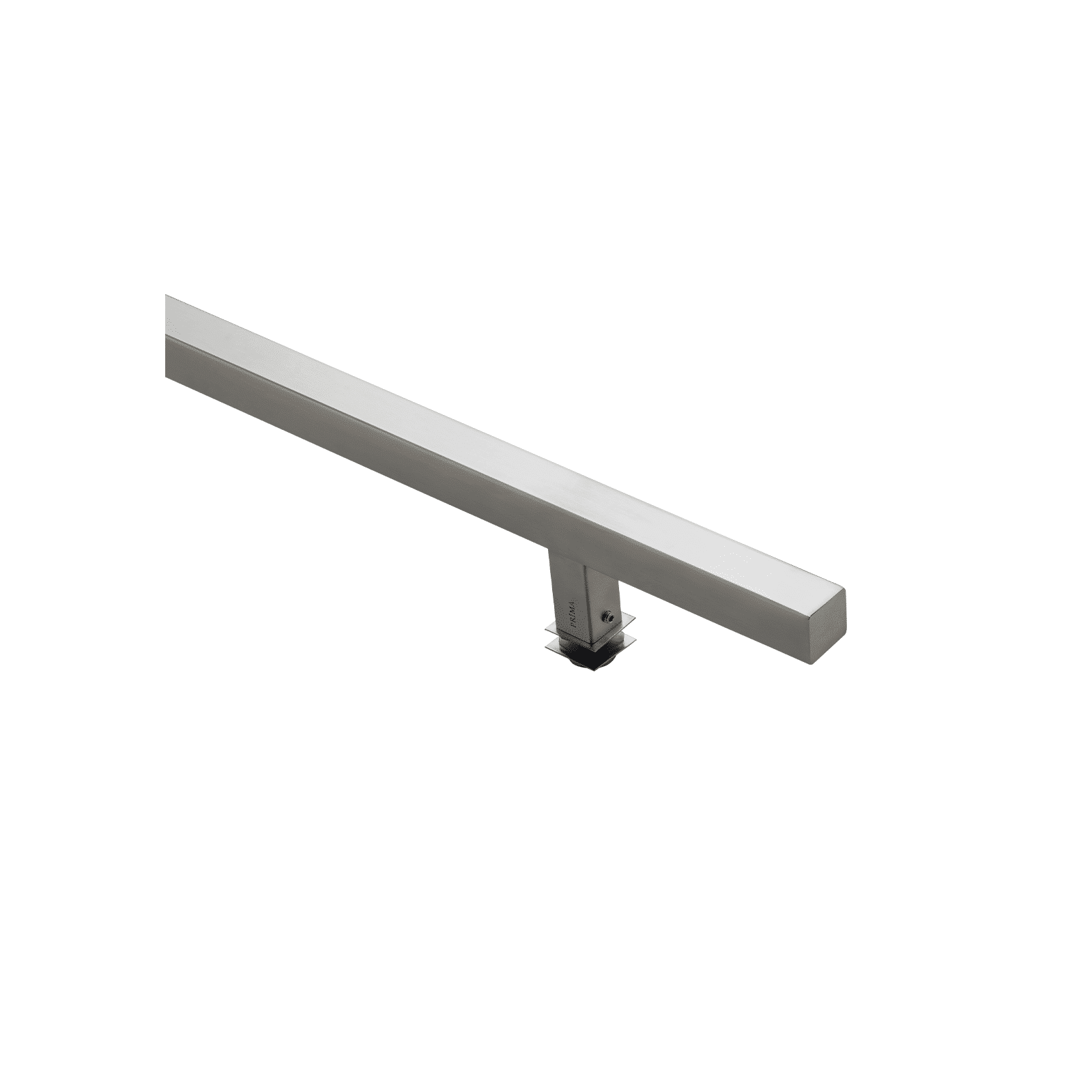 Poignée de porte d'entrée carrée simple face de 45,7 cm (18 po) – Acier inoxydable 304 de qualité supérieure | Finition brossée satinée