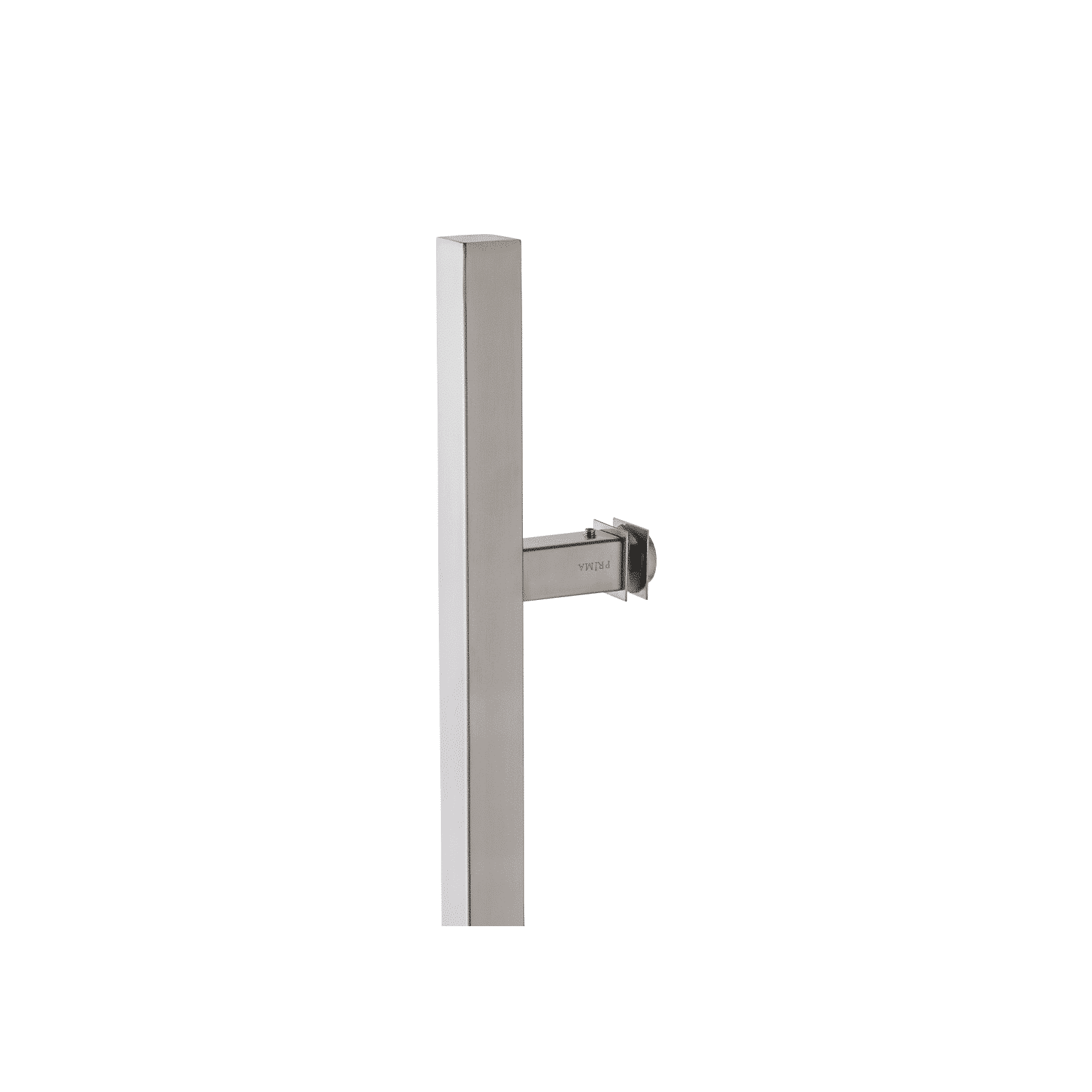 Poignée de porte d'entrée carrée simple face de 45,7 cm (18 po) – Acier inoxydable 304 de qualité supérieure | Finition brossée satinée