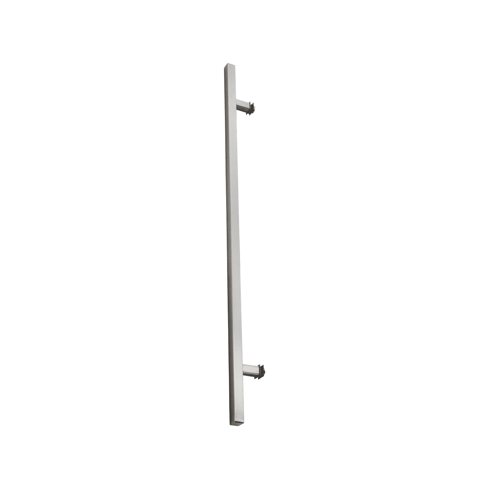 Poignée de porte d'entrée carrée simple face de 24 po – Acier inoxydable 304 de qualité supérieure | Finition brossée satinée