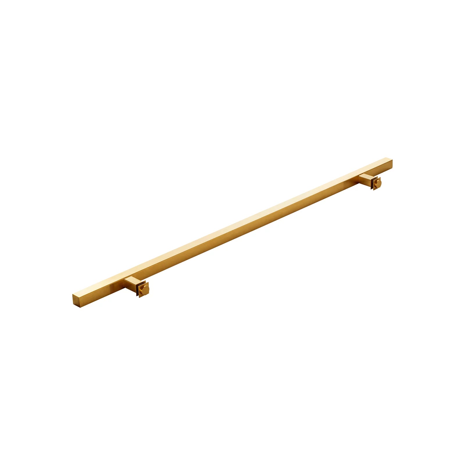 Poignée de porte d'entrée carrée simple face de 91 cm (36 po) – Acier inoxydable 304 de qualité supérieure | Finition PVD or