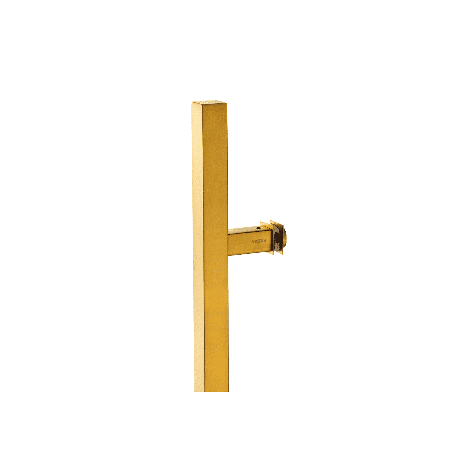 Poignée de porte d'entrée carrée simple face de 84 po – Acier inoxydable 304 de qualité supérieure | Finition PVD or