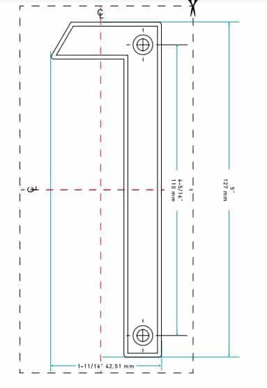 Numéros de maison design Taymor 5" 