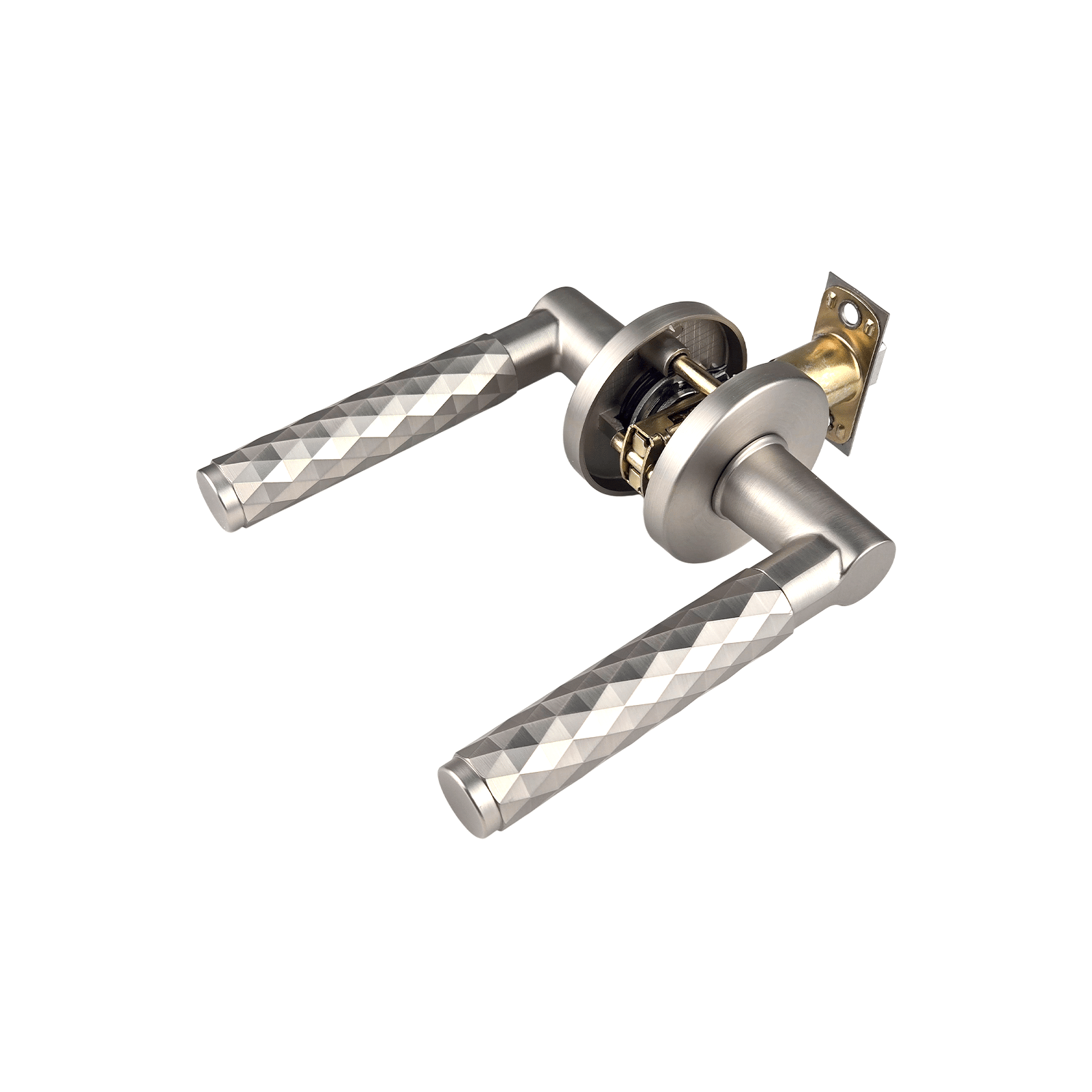 interior door handle dyana ( diamond design) round