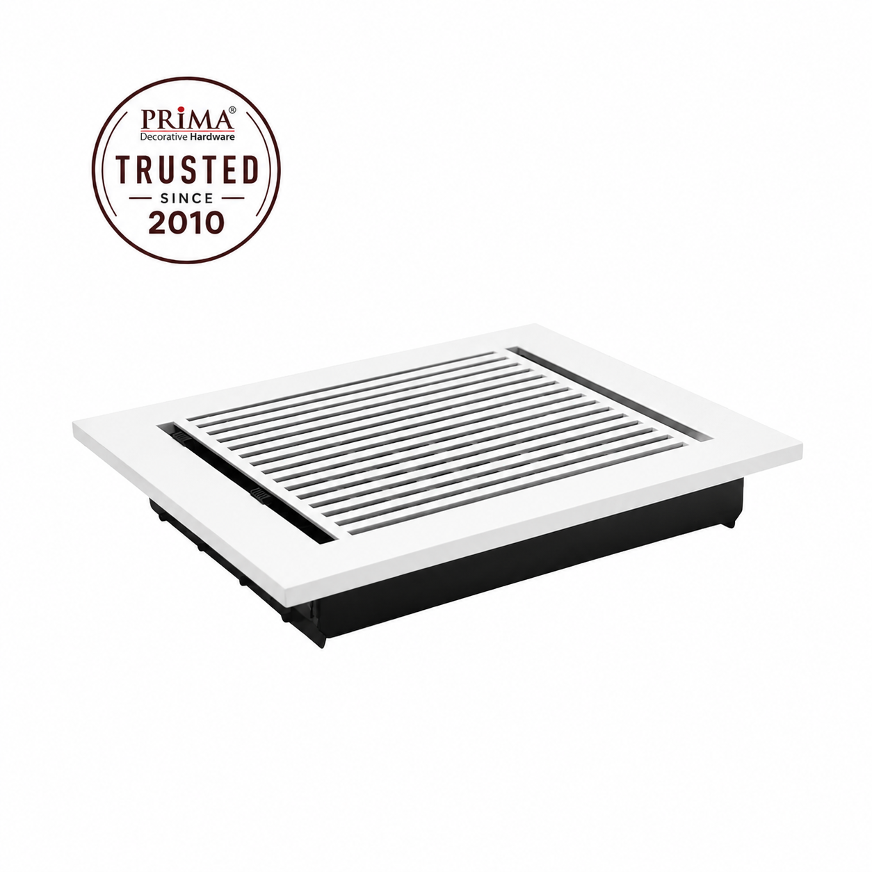 Floor Register sideview in a white background