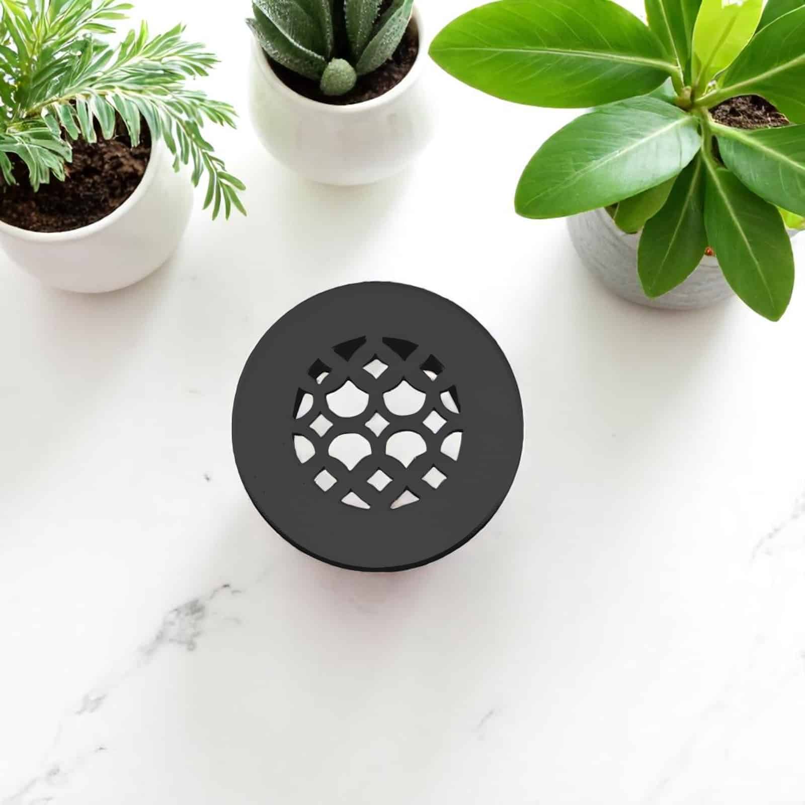 Grille de ventilation ronde de 7,6 cm (3 po) en forme de champignon Tudor