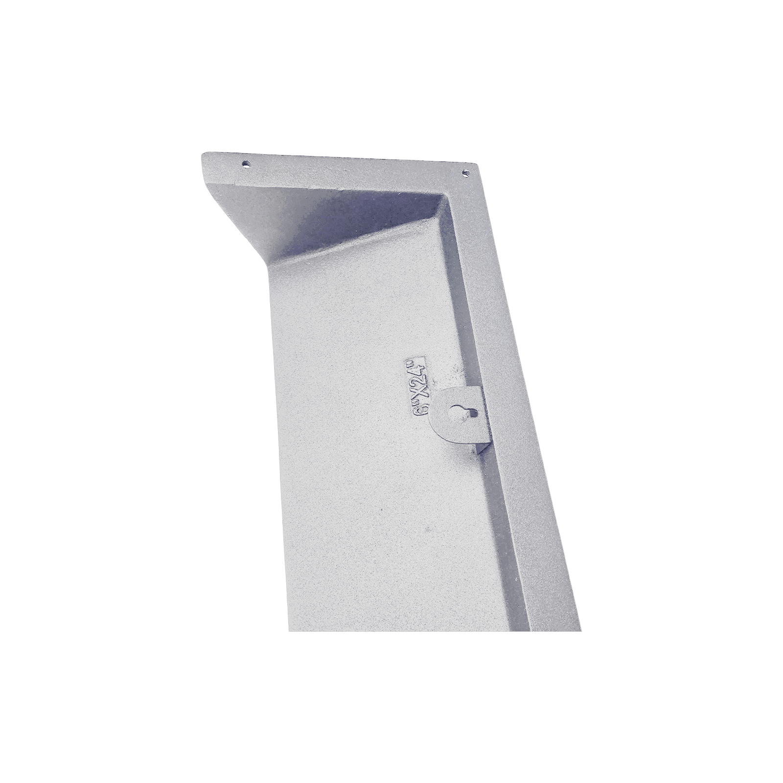 floor vent air deflector / diverter 24", covers mostly 4"x24", 6"x24" and 8"x24", vent duct openings, decorative hvac duct cover heavy duty cast aluminum metal powder coated re paintable for floors, wall and ceiling modern design