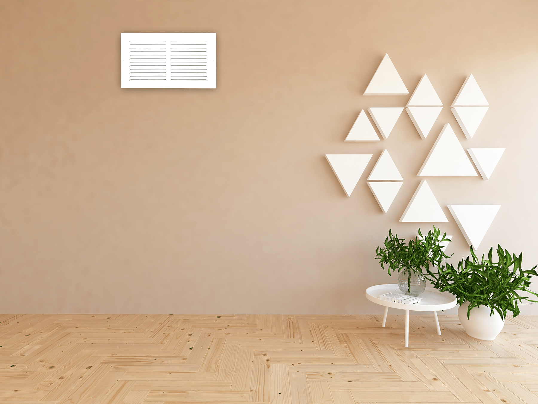 Grille de retour d'air 1 RA 12"x6" pour mur latéral et plafond