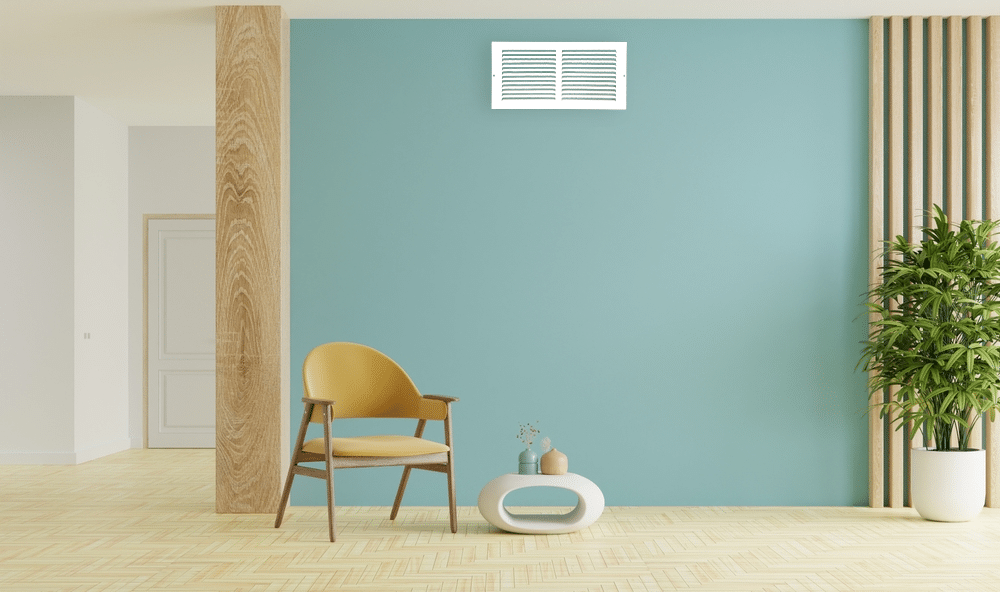 Grille de retour d'air 1 RA 14"x6" pour mur latéral et plafond
