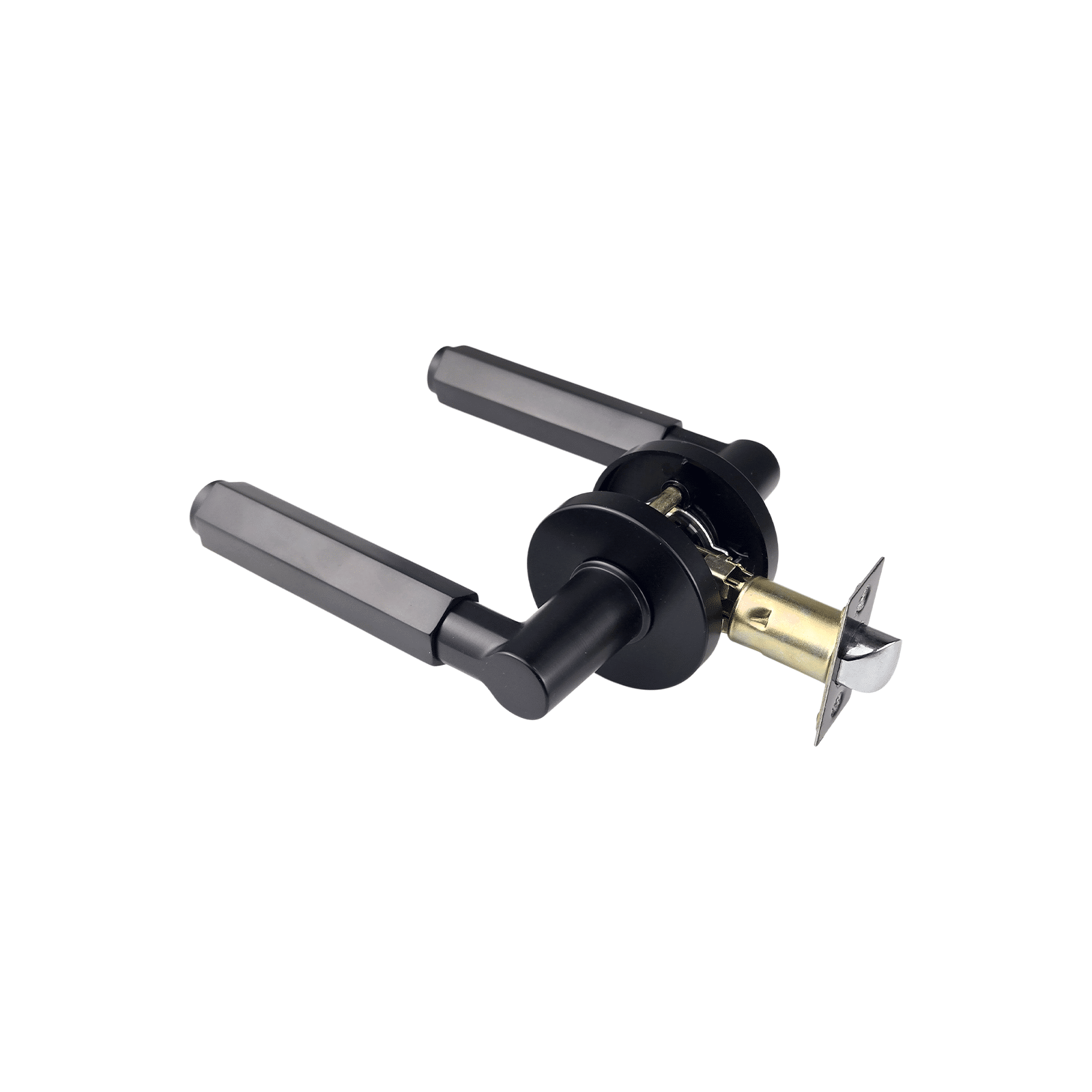 interior door handle nova (hexagon shape) round
