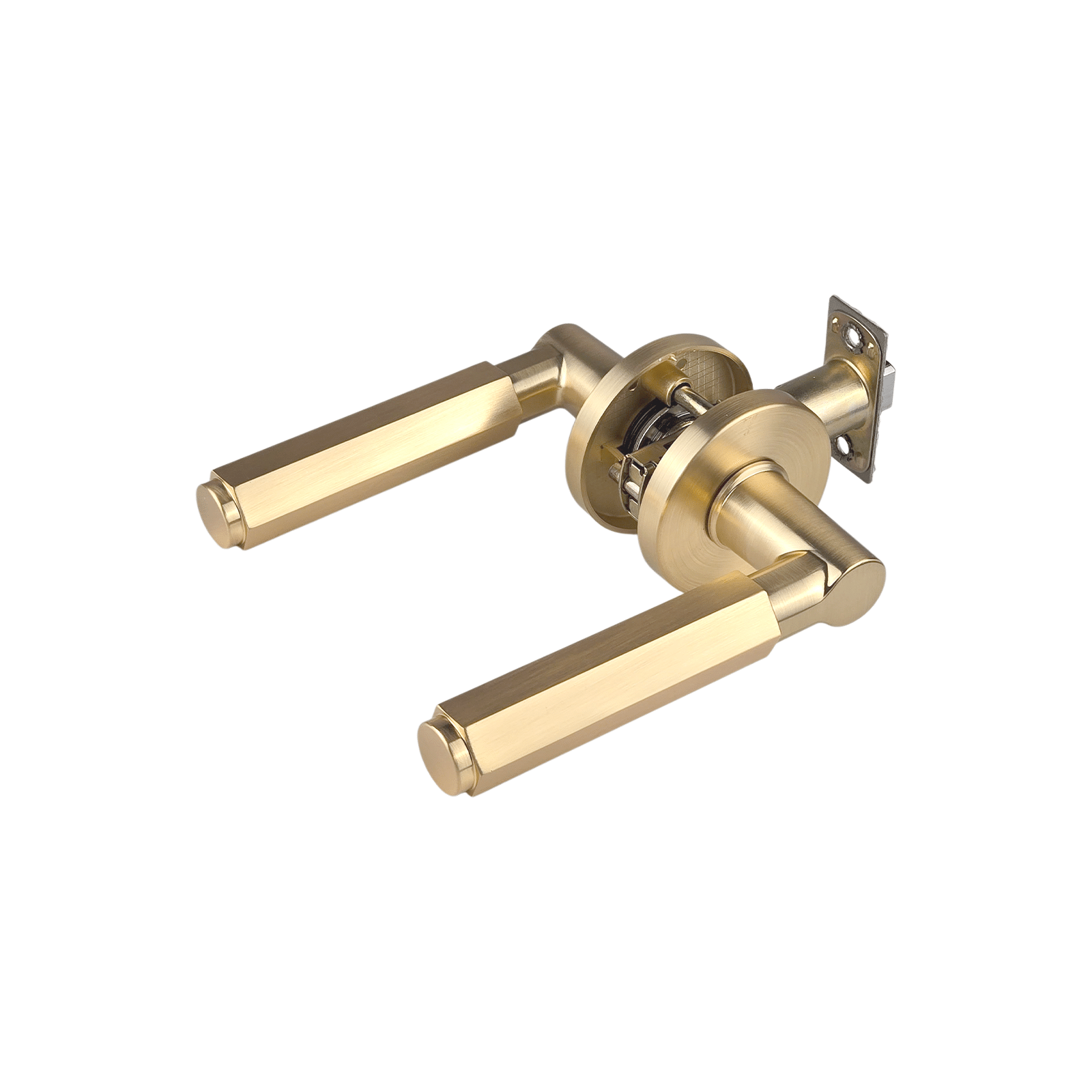 interior door handle nova (hexagon shape) round