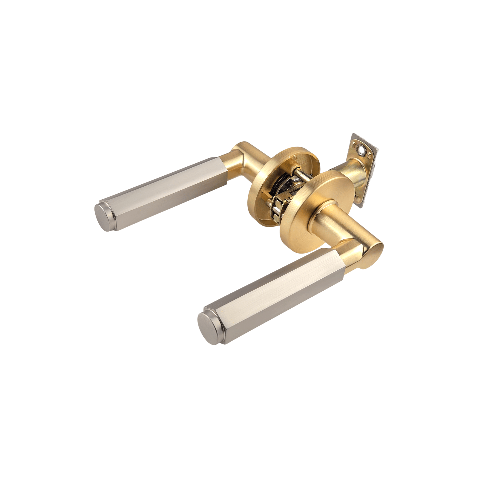 interior door handle nova (hexagon shape) round
