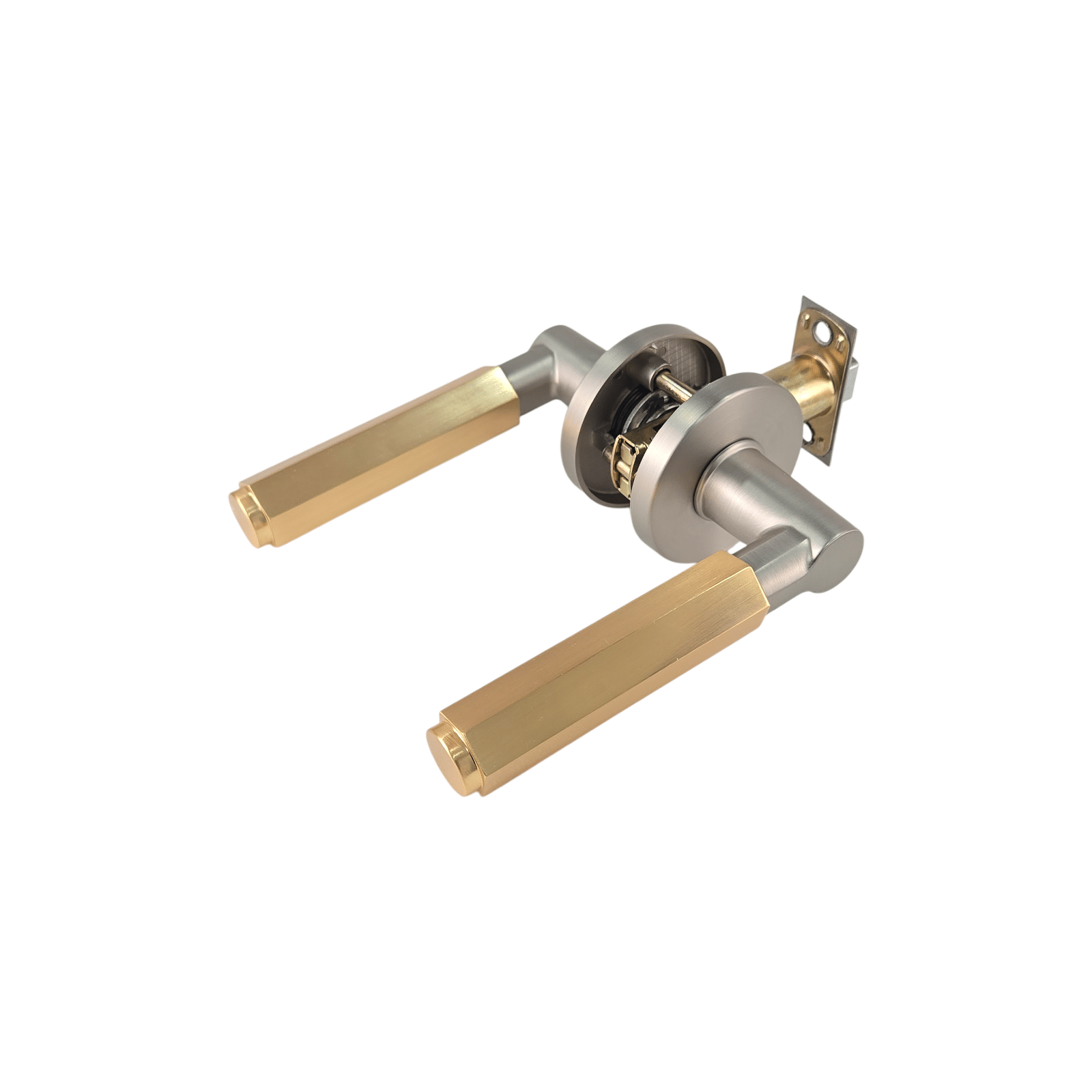 interior door handle nova (hexagon shape) round