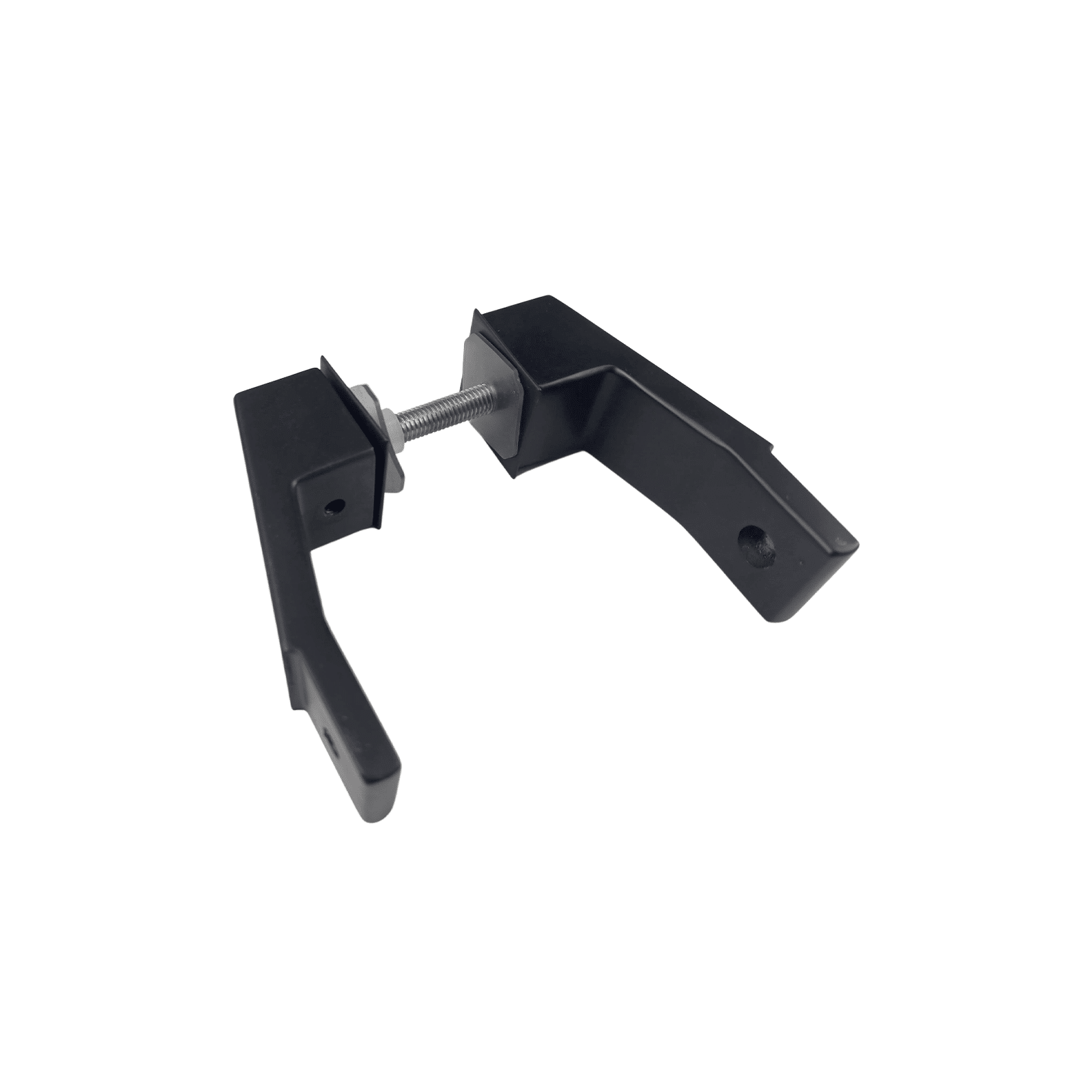 offset mount mid post for square ladder pulls stainless steel black 1