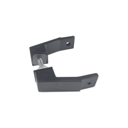offset mount mid post for square ladder pulls stainless steel black