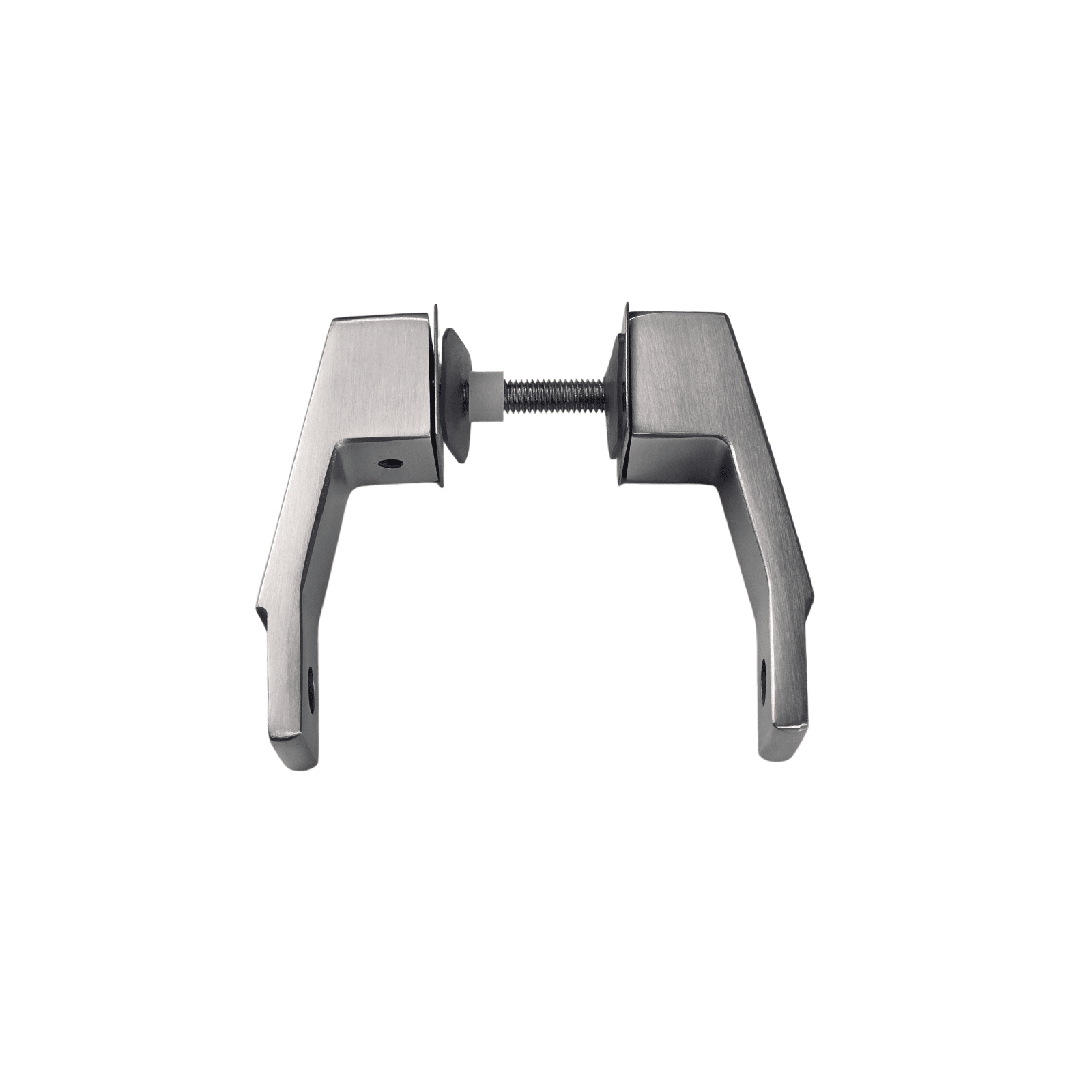 offset mount mid post for square ladder pulls stainless steel satin 2