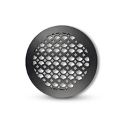 Grille de ventilation ronde de 10 po, motif champignon Tudor