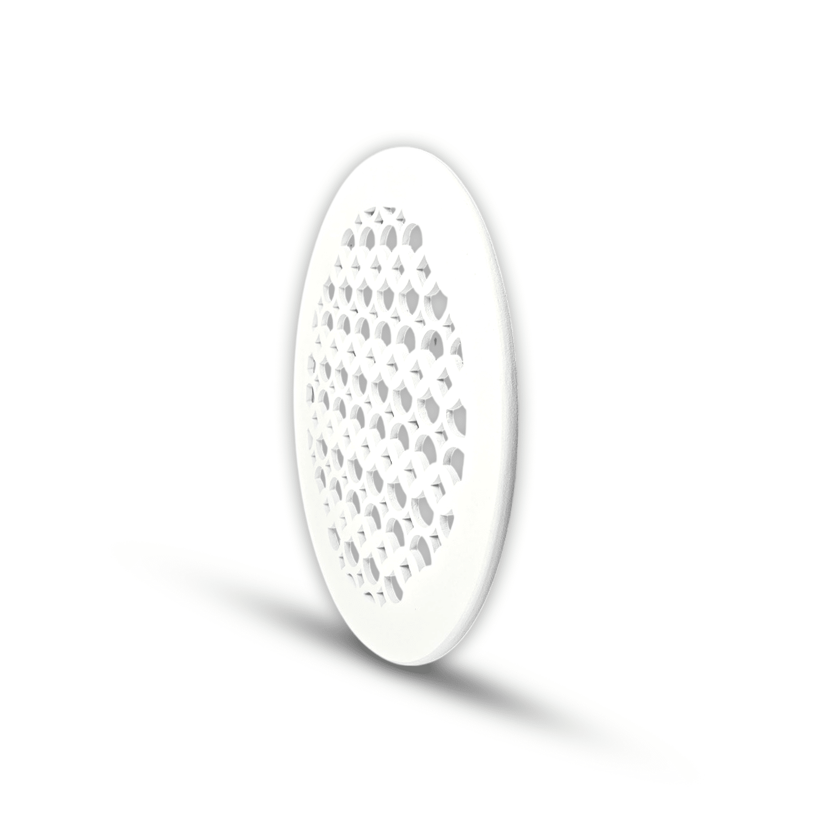 Grille de ventilation ronde de 10 po, motif champignon Tudor