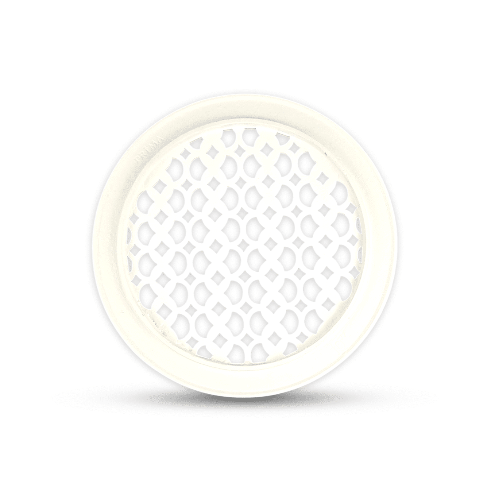 Grille de ventilation ronde de 10 po, motif champignon Tudor