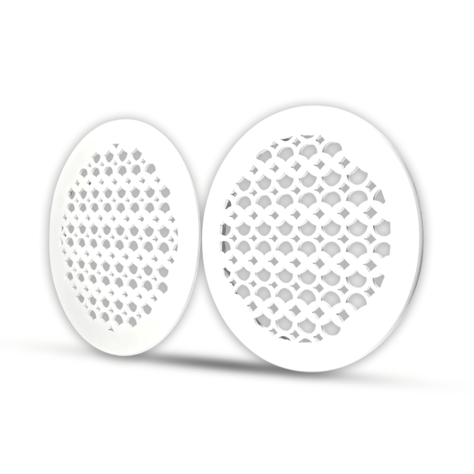 Grille de ventilation ronde de 10 po, motif champignon Tudor