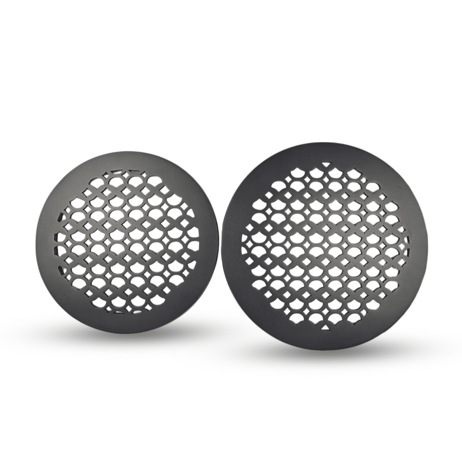 Grille de ventilation ronde de 12 po, motif champignon Tudor