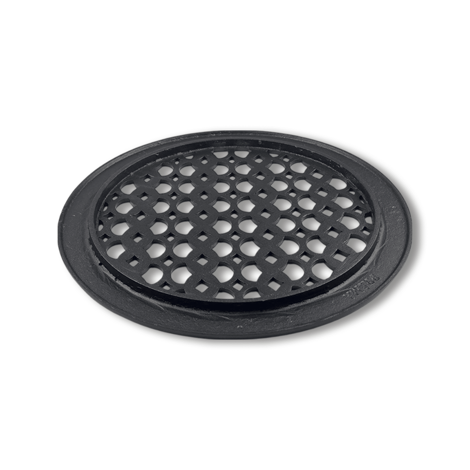 Grille de ventilation ronde de 12 po, motif champignon Tudor