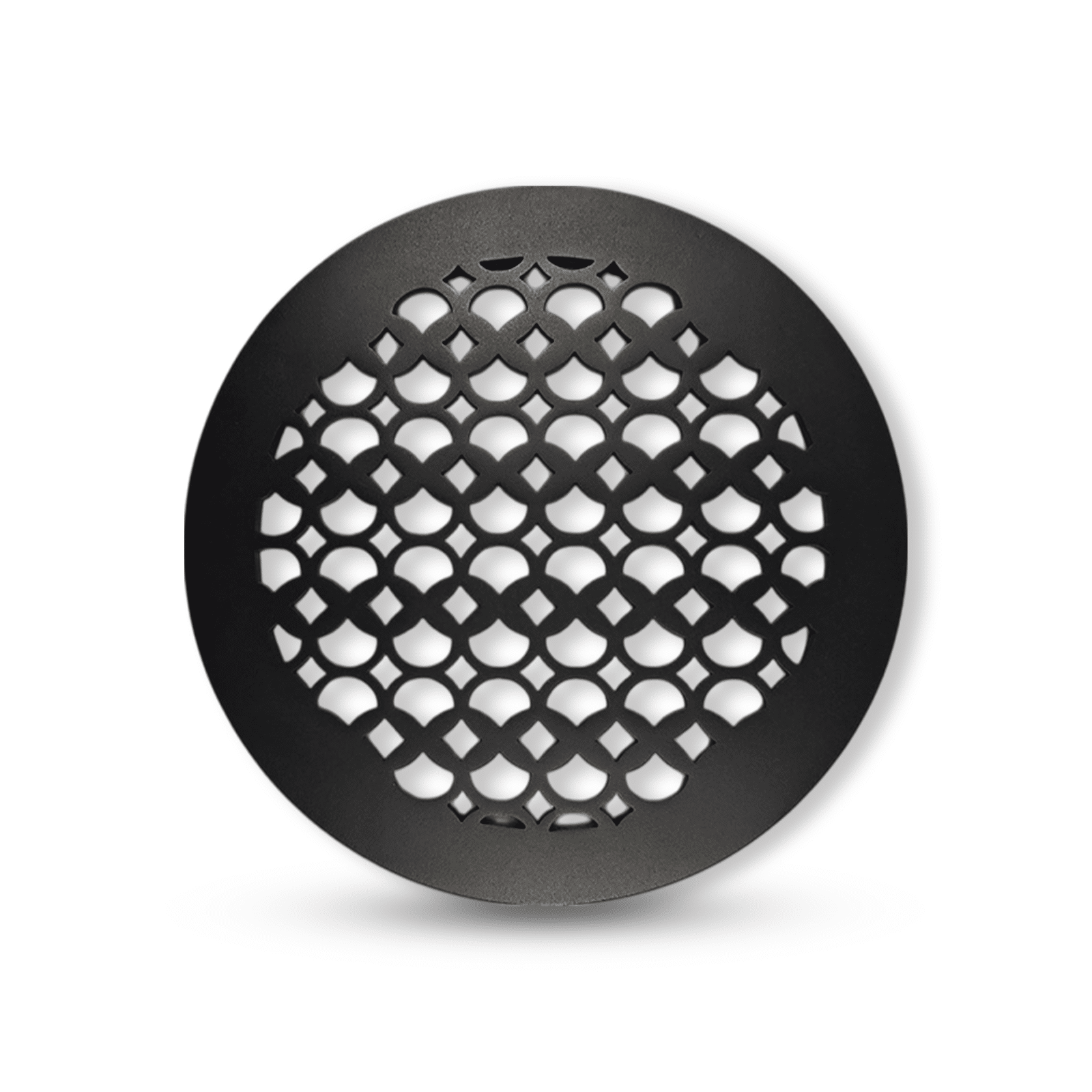Xmart 24 Pieces Grille Aeration RéUtilisable Noir Grille Ventilation Ronde En Acier Inoxydable