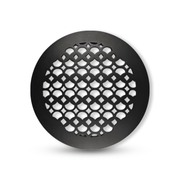 Grille de ventilation ronde de 12 po, motif champignon Tudor