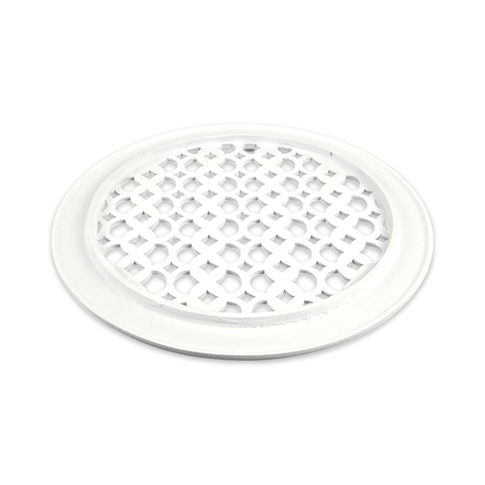 Grille de ventilation ronde de 12 po, motif champignon Tudor