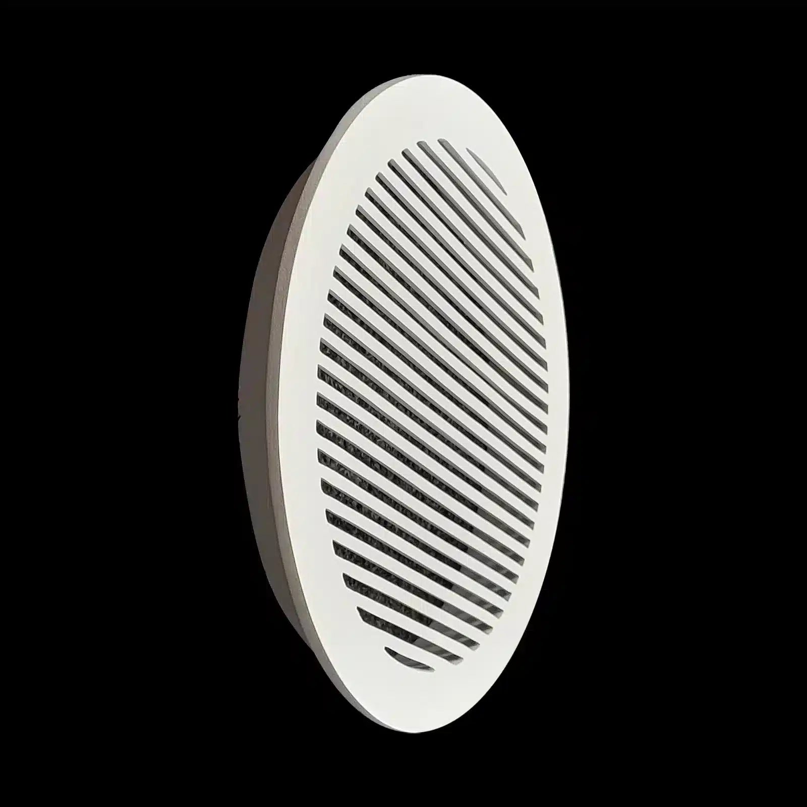 round air vent duct grille 12 white