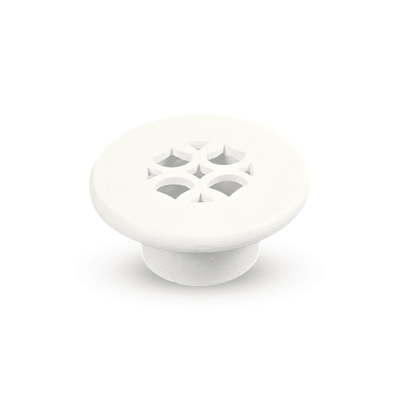 Grille de ventilation ronde de 2 po, motif champignon Tudor