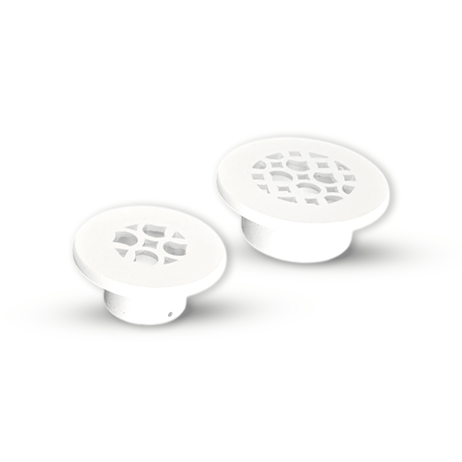 Grille de ventilation ronde de 2 po, motif champignon Tudor