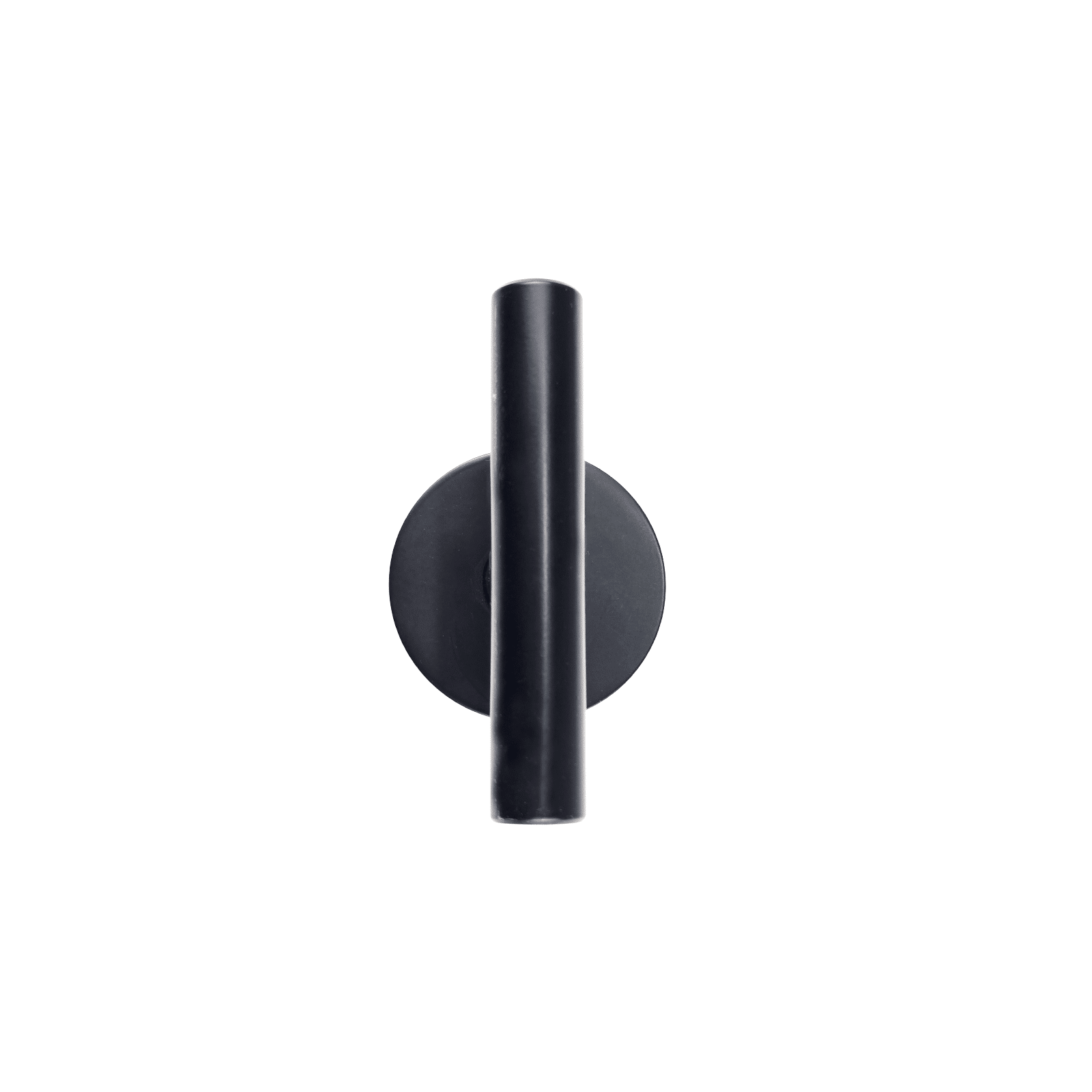 Poignée/bouton de porte de style T-Bar - Design uni sur rosace ronde