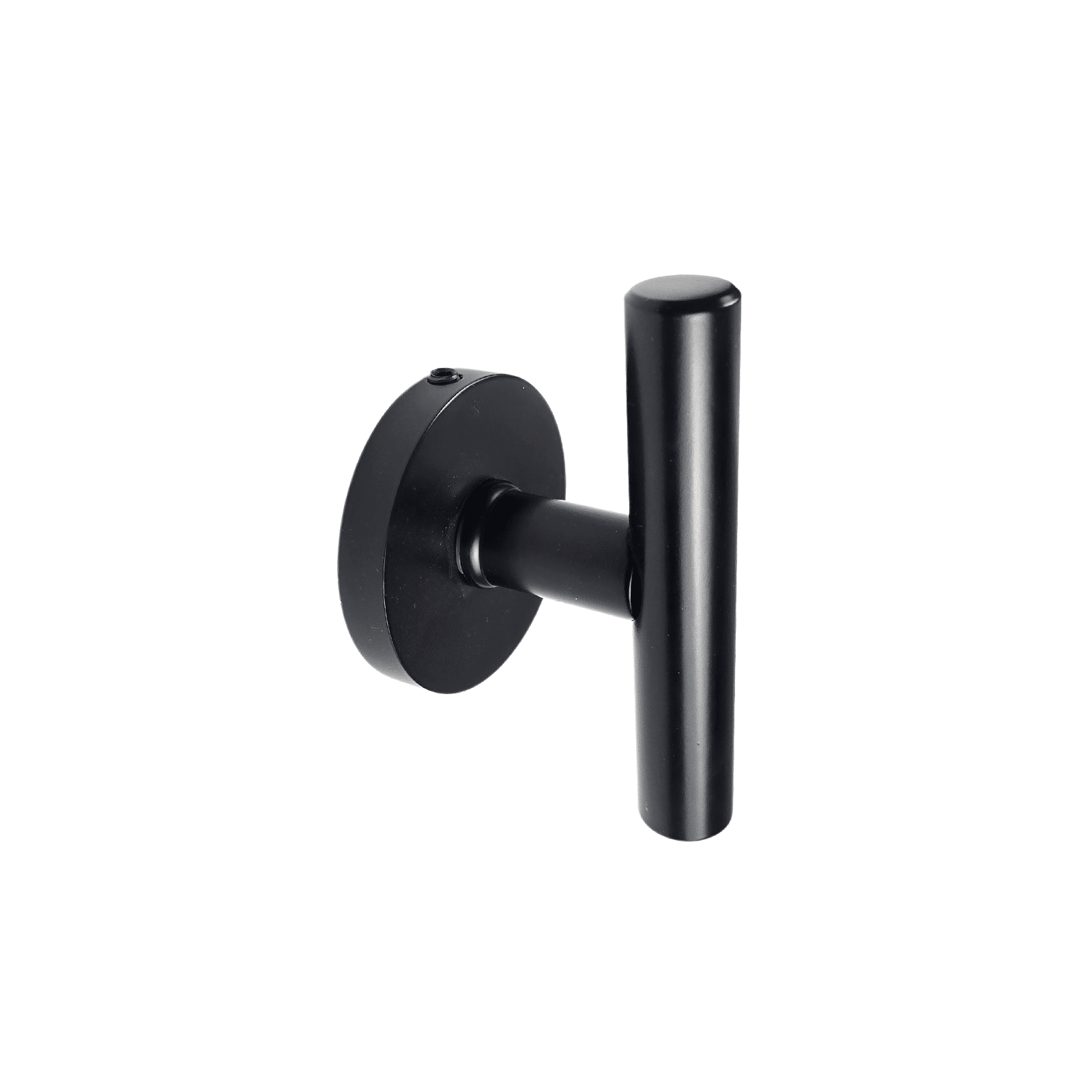Poignée/bouton de porte de style T-Bar - Design uni sur rosace ronde