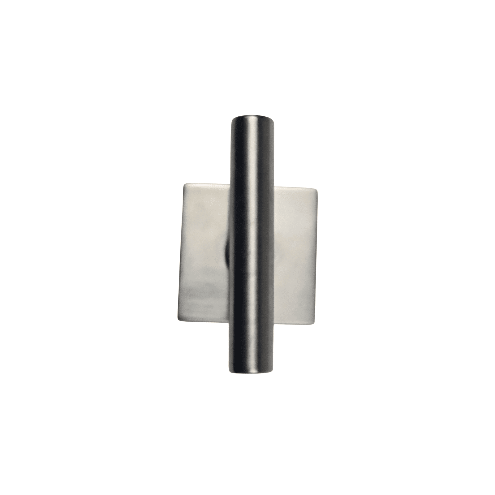 t bar style door handle/knob plain design on square rosette