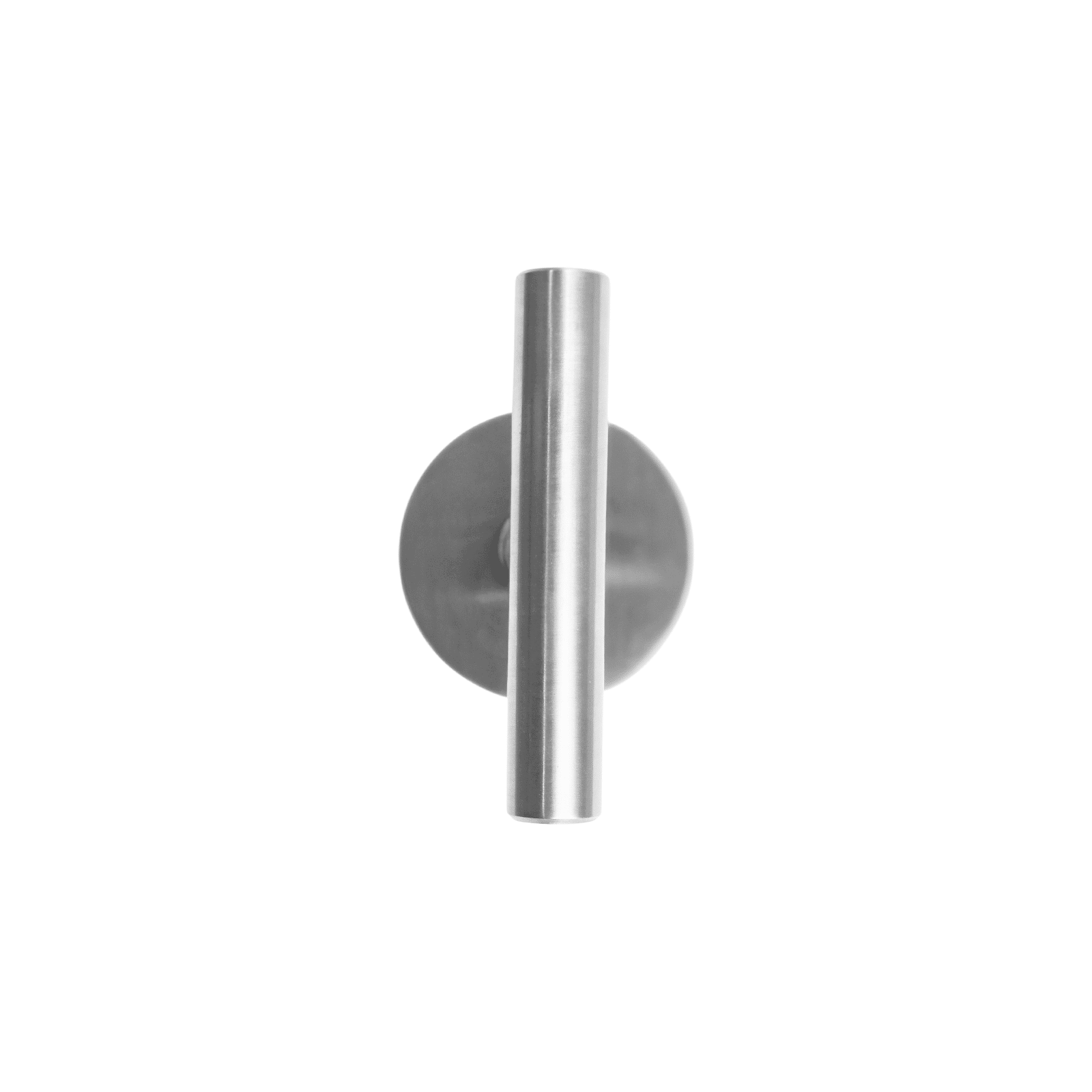 Poignée/bouton de porte de style T-Bar - Design uni sur rosace ronde