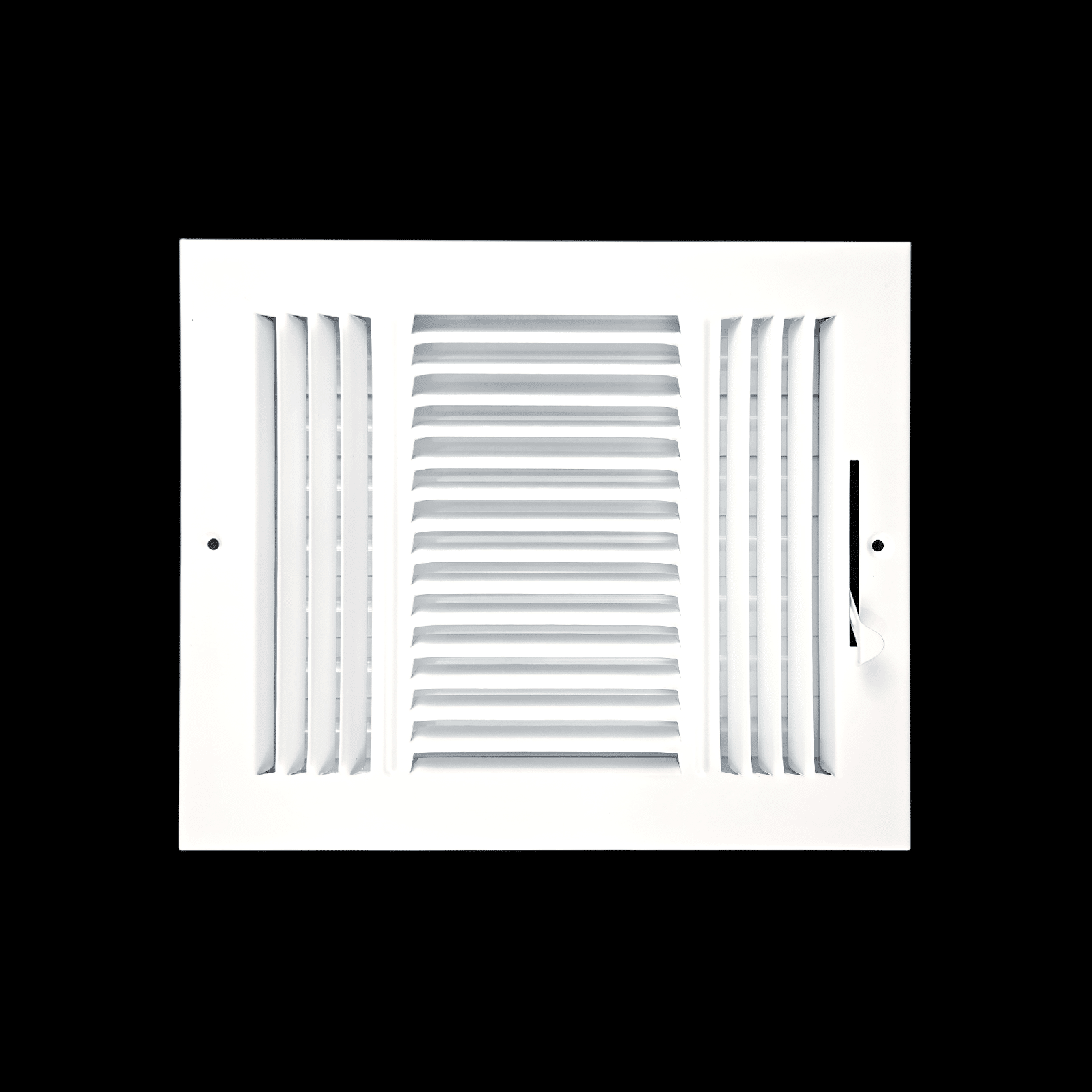 Three Way Side Wall/Celling Register 3SW 10"x8"