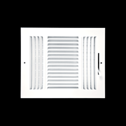 Three Way Side Wall/Celling Register 3SW 10"x8"