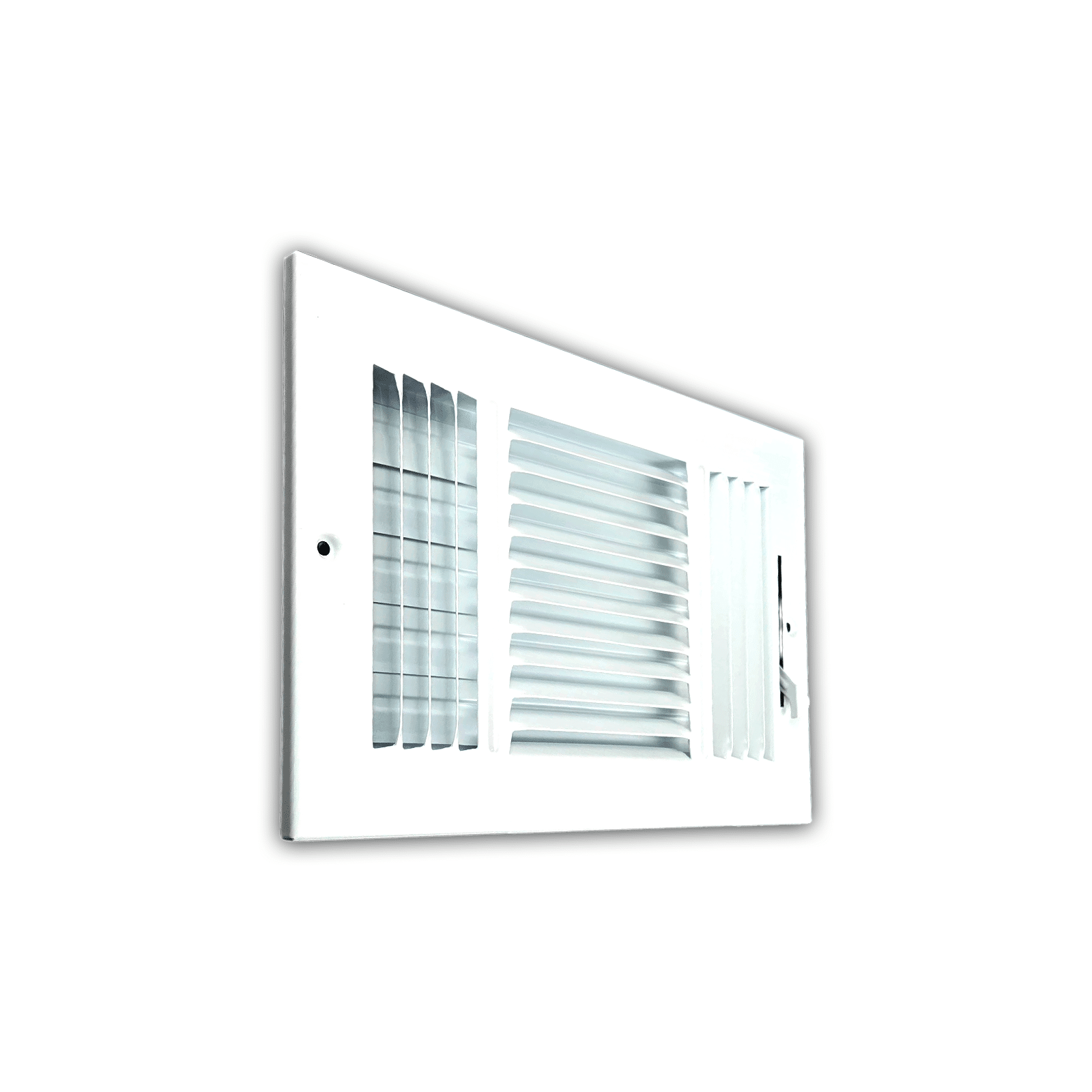 Three Way Side Wall/Celling Register 3SW 10"x6"