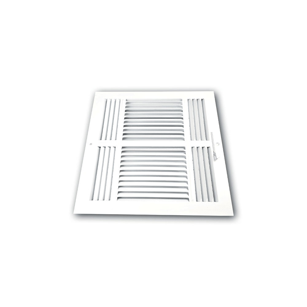 Three Way Side Wall/Celling Register 3SW 12"x12"