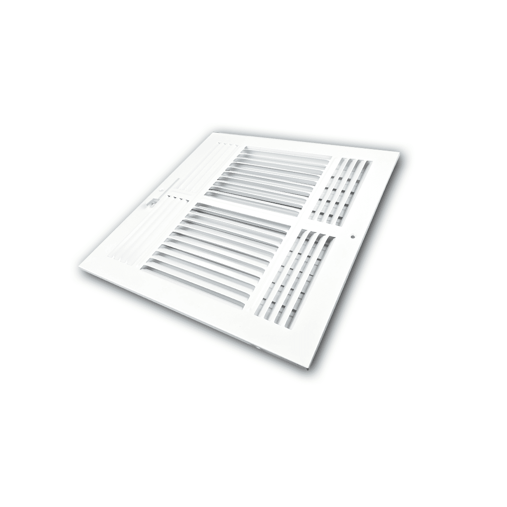 Three Way Side Wall/Celling Register 3SW 12"x12"