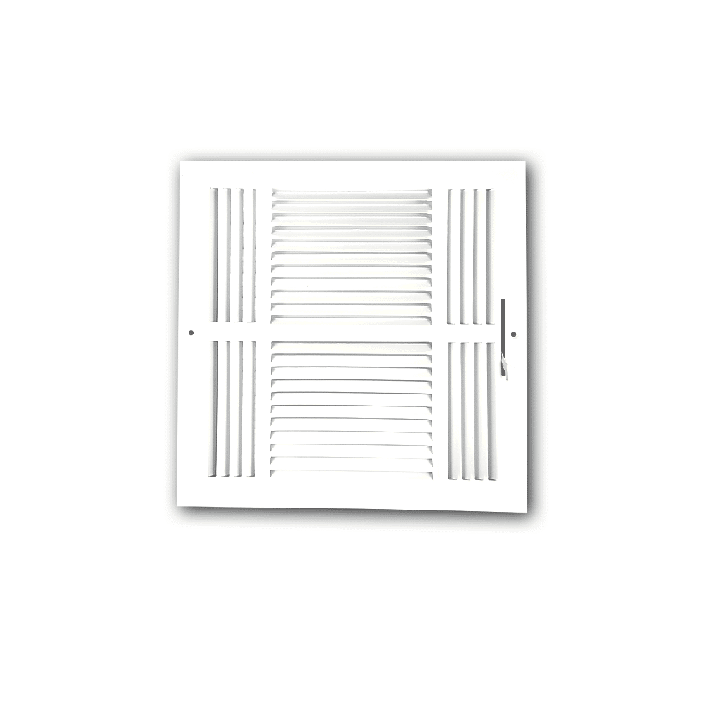 Three Way Side Wall/Celling Register 3SW 12"x12"
