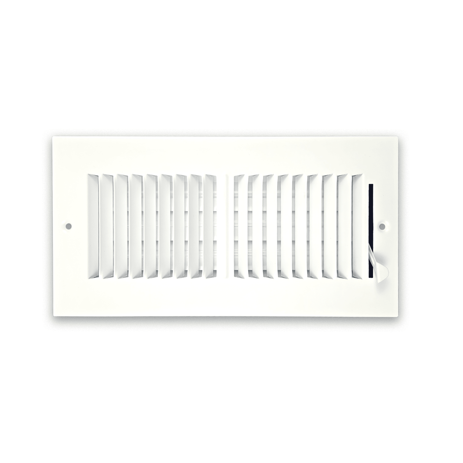 Grille de registre à deux voies 10"x4" 2SW pour murs latéraux et plafond