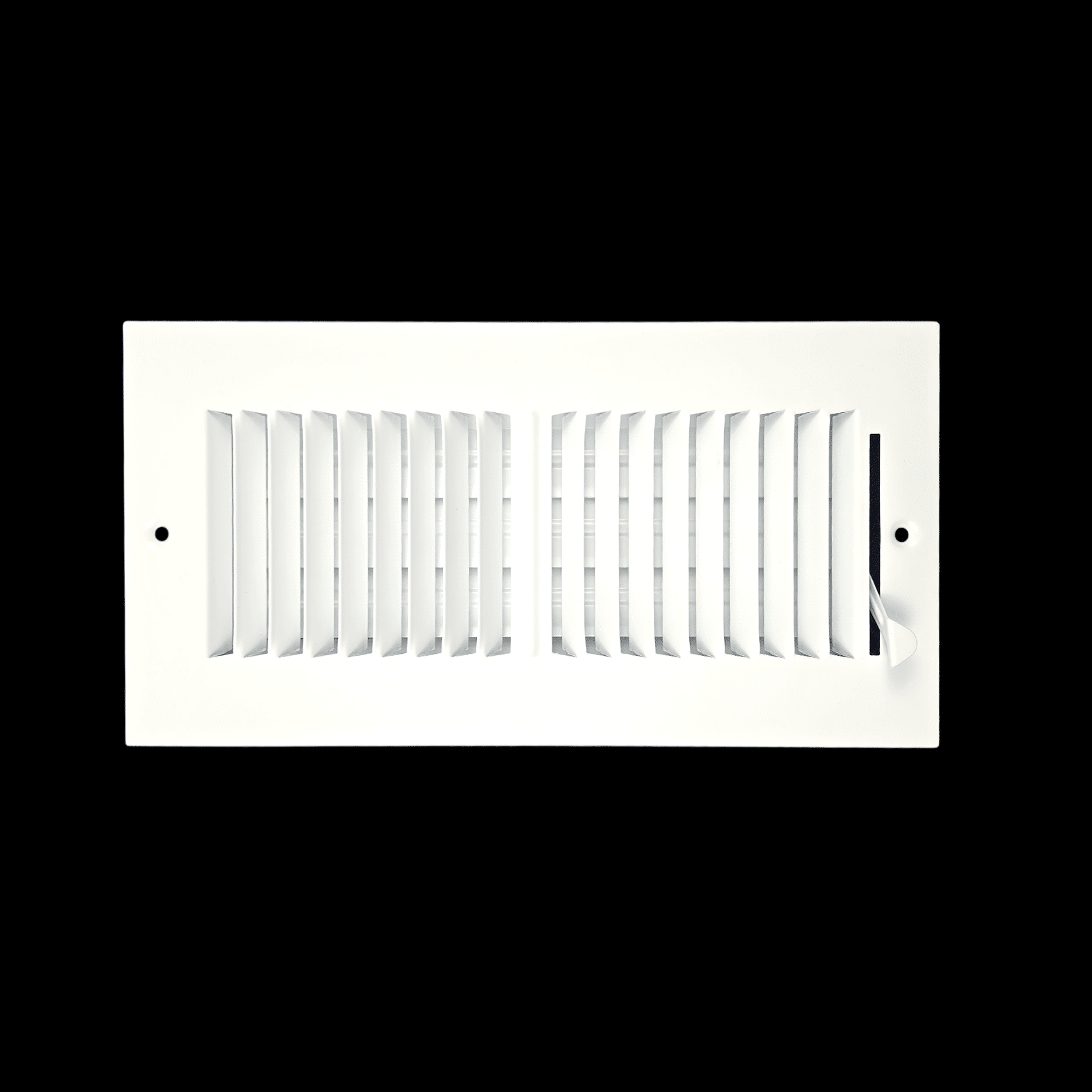 Grille de registre à deux voies 10"x4" 2SW pour murs latéraux et plafond