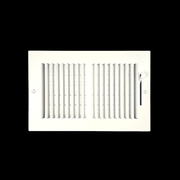Grille de registre à deux voies 10"x6" 2SW pour murs latéraux et plafond