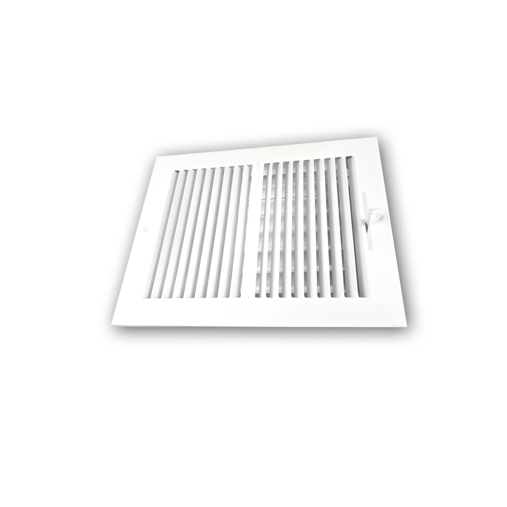Grille de registre à deux voies 10"x8" 2SW pour murs latéraux et plafond
