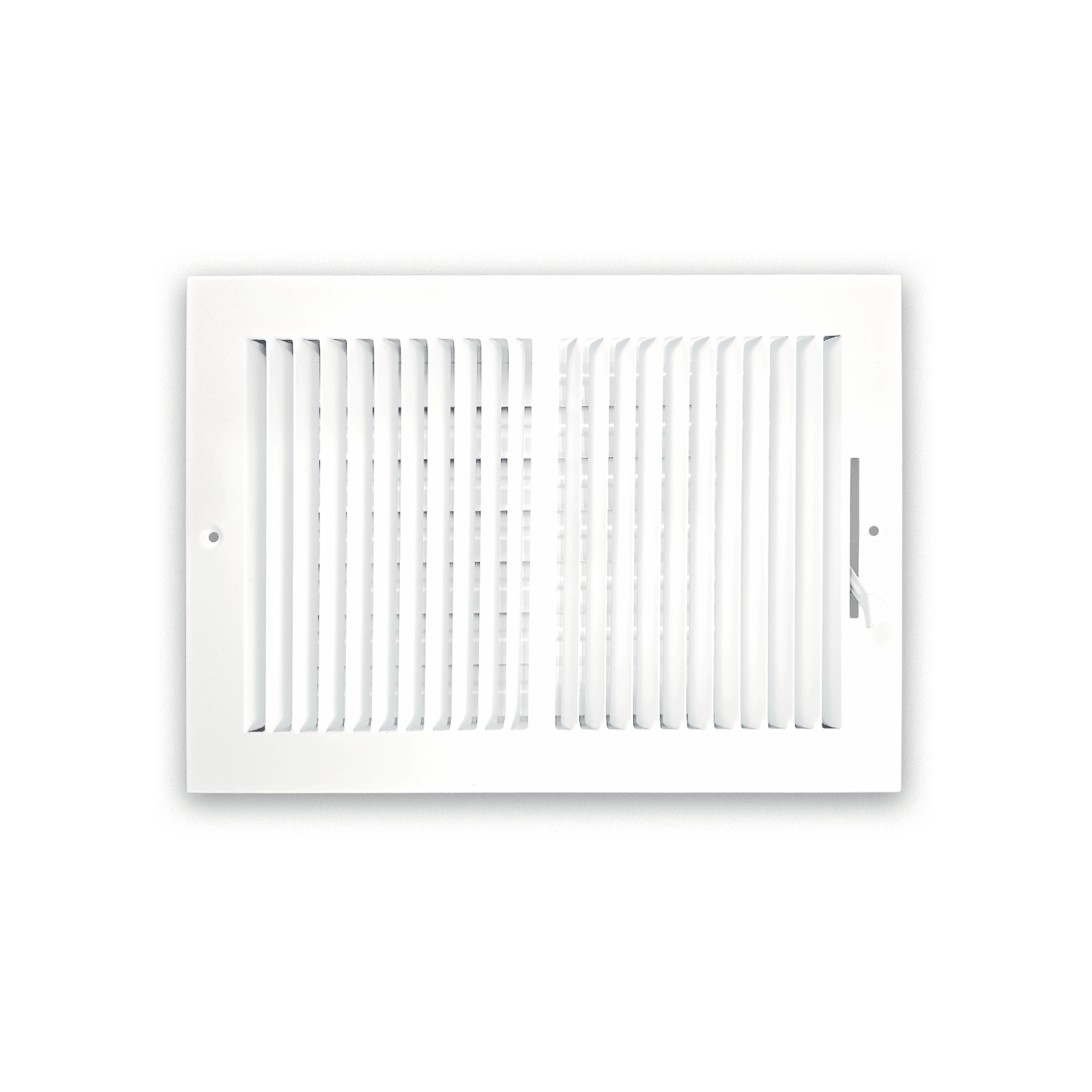 Grille de registre à deux voies 12"x8" 2SW pour murs latéraux et plafond